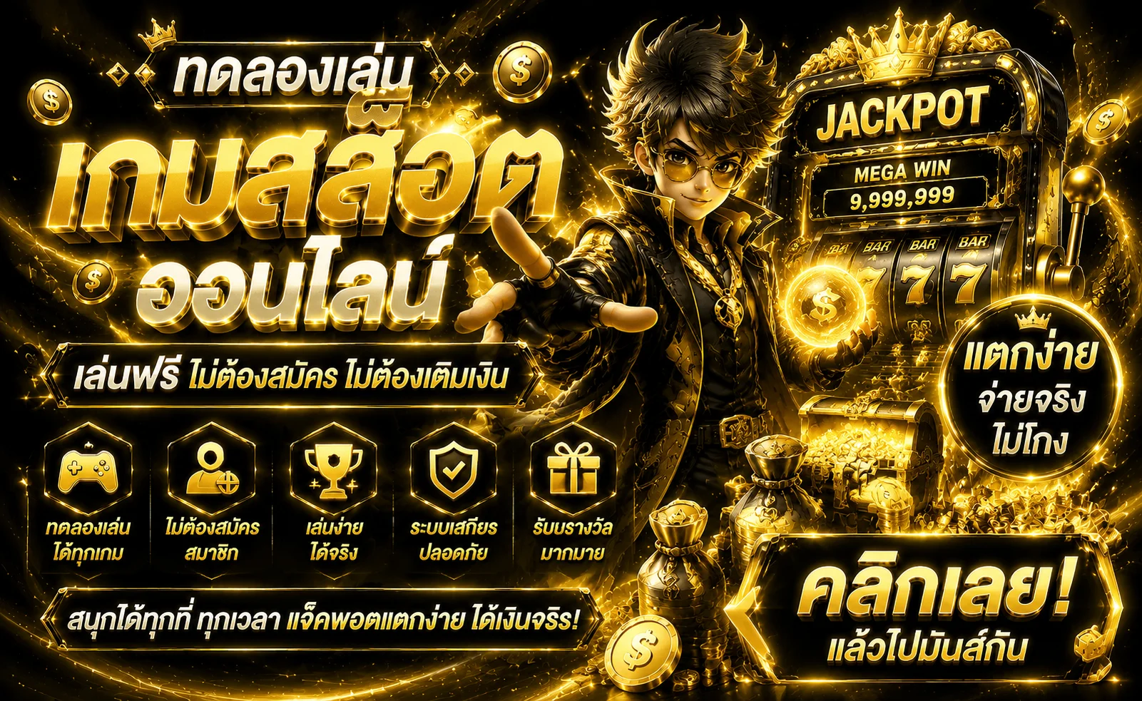 ทดลองเล่นสล็อตฟรี LKVIP88 Demo Play ทุกค่ายไม่ต้องฝากเงิน